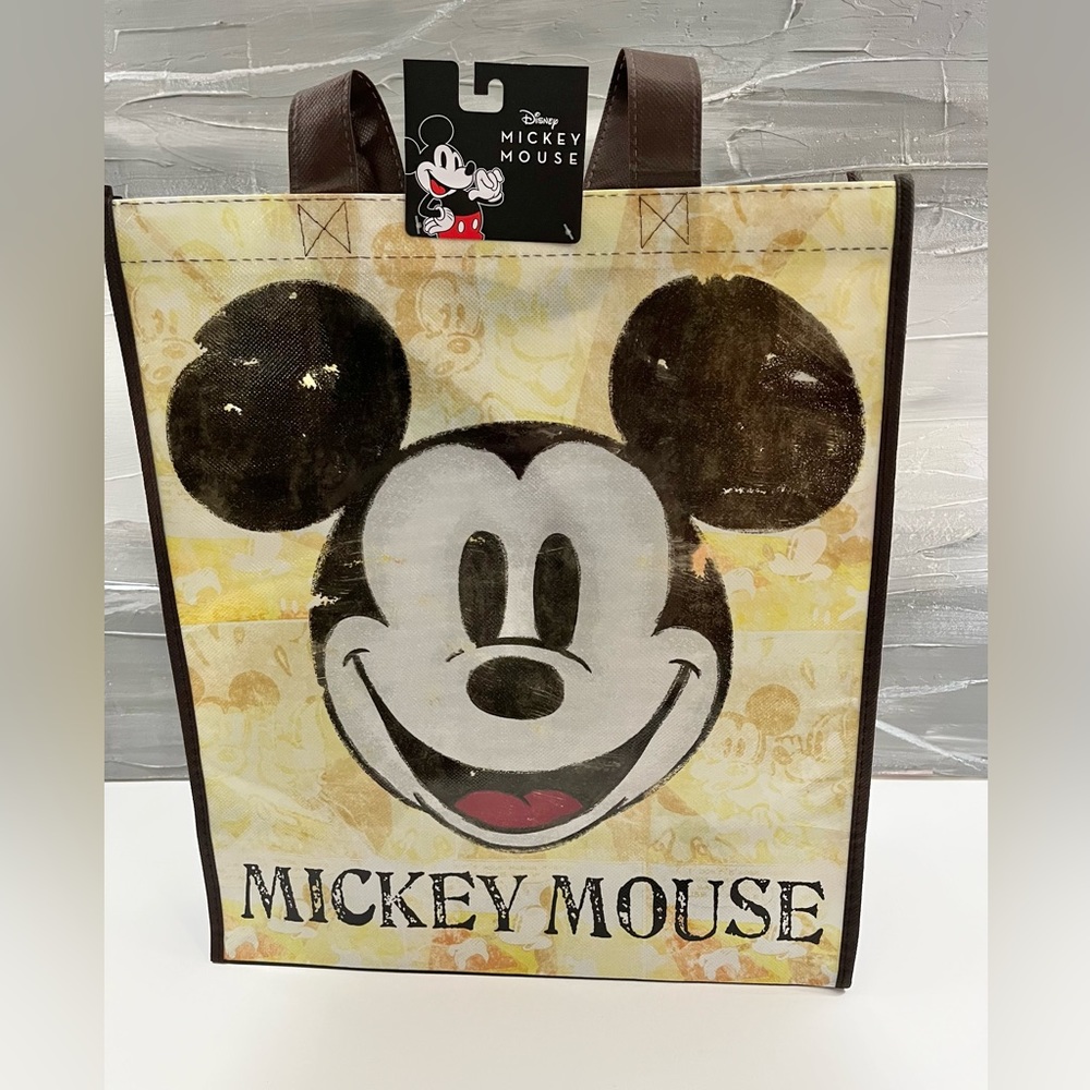 Disney Mickey Mouse Tote Reusable Shopping Bag  **New With Tag**